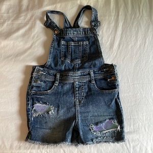Girl Overall Short Size 6/6x (S)